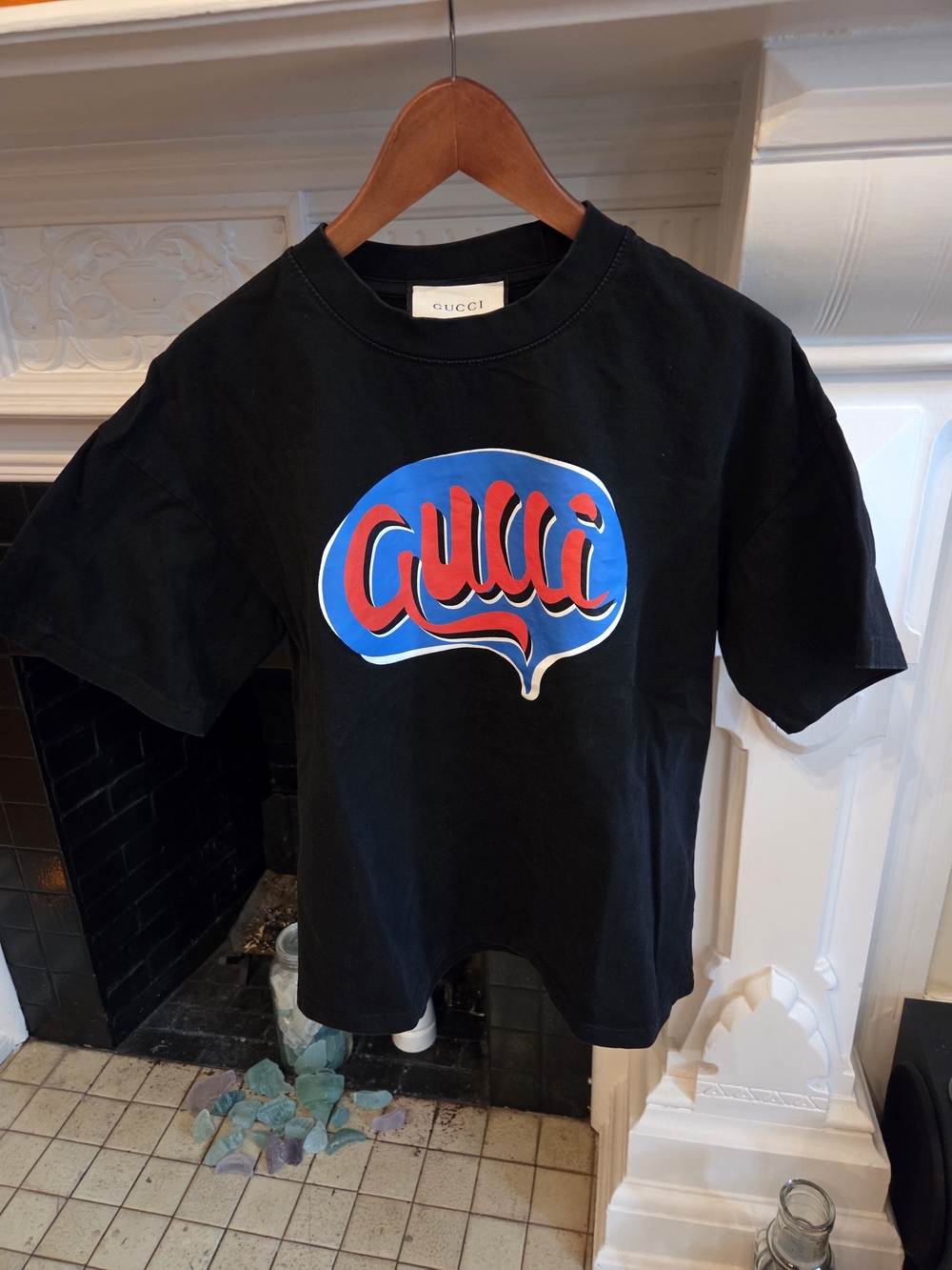 Gucci Speech Bubble Tee - XS Made in Italy BLK